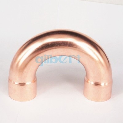 54x1.5x154mm 180 Degree Elbow Bend   End Feed Pipe Fitting Air Condition *lj