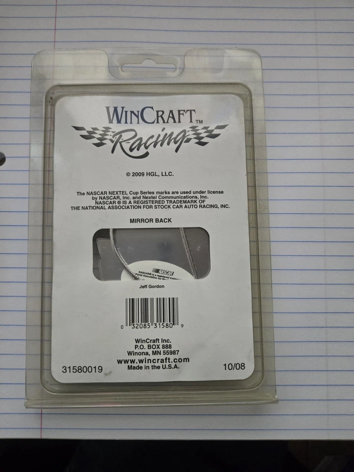 Jeff Gordon Dupon NASCAR Christmas Ornament New In Box 2009 - Image 2 of 2