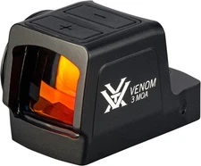 Vortex Venom Enclosed Reflex Micro Red Dot Sight, 1x, 3 MOA, Black, VEN-MRD3-E