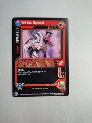 Dragon Ball GT CCG Red Uncontrollable Salvo 155 Limited Flat Foil Card DBZ