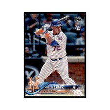 Phillip Evans Rookie 2018 Topps #517 New York Mets Baseball Card NM