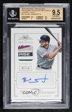 2015 Panini National Treasures Laundry Tag 2/10 Blake Swihart BGS 9.5 Patch 0c6