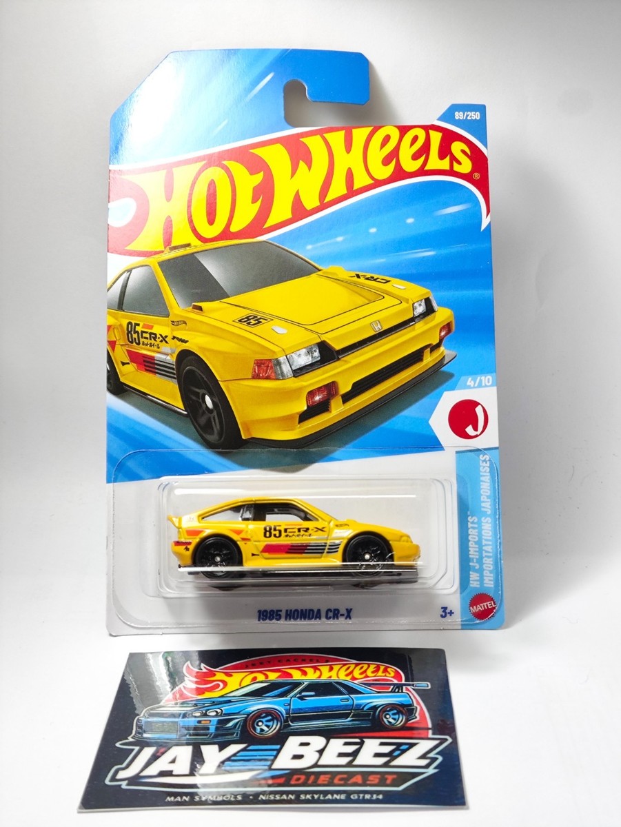 Hot Wheels 2026 NEW Case D 1985 Honda CR-X Yellow LC (Promo