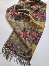 Cashmink Paisley Scarf. 100 Acrylic Soft. 60 X 11" Made in Germany RN17730