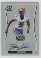 2020 Leaf Metal Draft Silver Rainbow 35/60 CJ Henderson #BA-CJH Auto 7ti