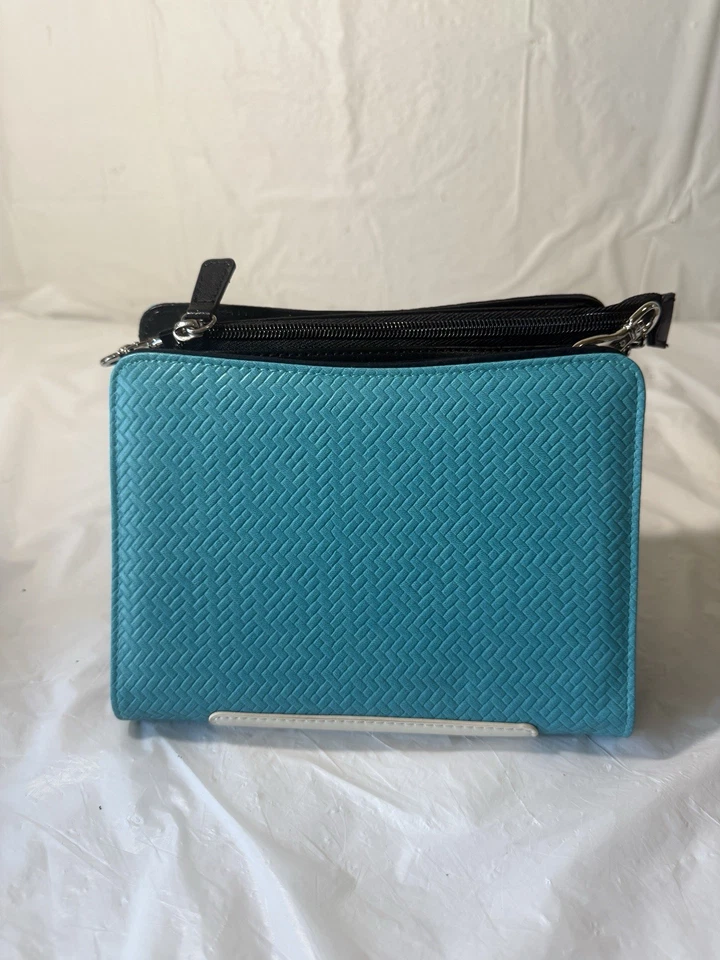 Bolso Base Miche Petite Lila Shell NUEVO Verde Azulado y Blanco Foto 3 de 4