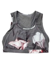 Fabletics Camryn Sports Bra Size Small Floral Mirange Mesh Athleisure Active