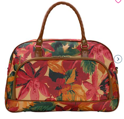 #ad #ad Patricia Nash GONNESA Overnight Bag Spring Multi Luggage NWT $172.74