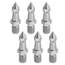 6Pack Tripod Feet Spike 3/8 Inch Anti-Slip Camera Monopod Spike Stainless Ste...