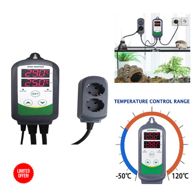 Inkbird ITC-308 Digitaler Temperaturregler mitfühler Heizen Kühlen