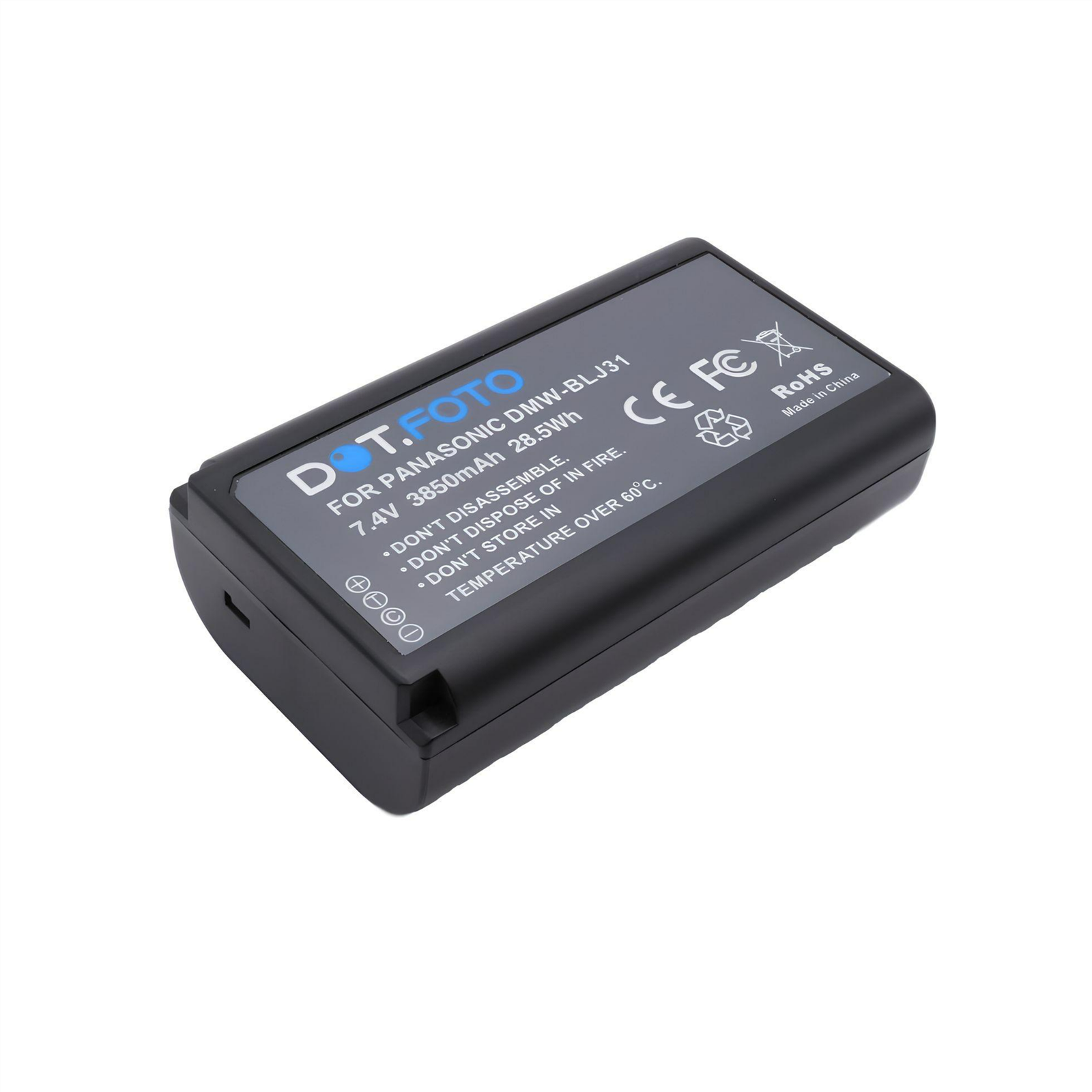 DMW-BLJ31 3500mAh 28.5Wh Premium Battery for Panasonic Lumix DC-S1 DC-S1R DC-S1H