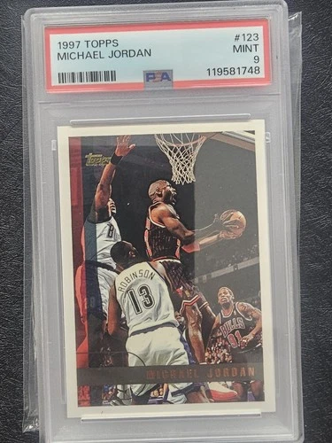 1997-98 Topps Michael Jordan #123 PSA 9 Chicago Bulls NBA