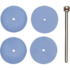 Proxxon 28294 7/8-Inch Silicone Polishing Wheels, 10-Piece