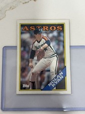 Topps 1988 Base Set Nolan Ryan #250 Astros MLB Original Vintage Baseball Card