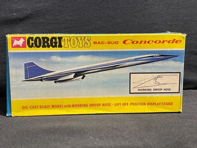 Concorde 英国製　corgitoys Corgi Concorde Die-Cast Metal Model | eBay