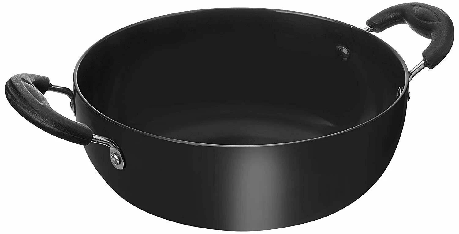 Hard Anodized Deep Wok ,18 cm dia (1 litre)