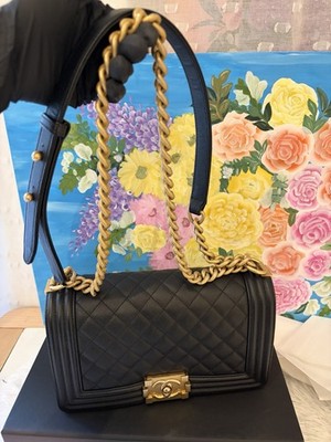 Chanel Classic Boy Black Caviar