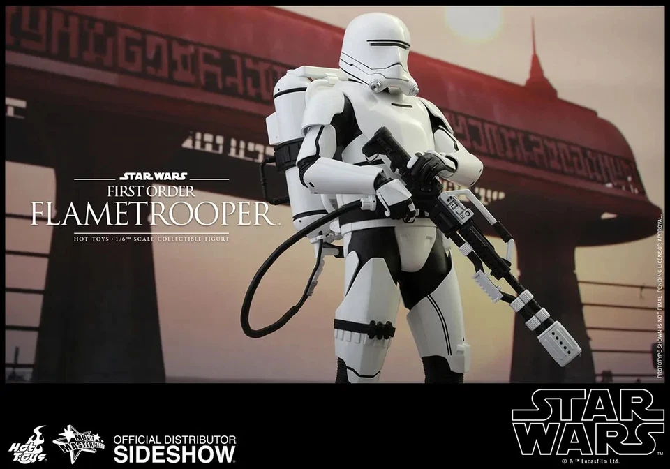 First Order Flametrooper Star Wars MMS326 Hot Toys 1/6 Scale Figure 902575 - Image 3 of 4