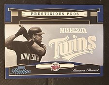 2005 Playoff Prestige Prestigious Pros Blue /900 Shannon Stewart #PP-83 Twins