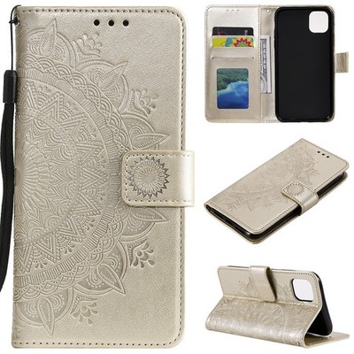 Hülle für Apple iPhone 13 Pro Max Handy Cover Flip Case Schutzhülle Etui Mandala