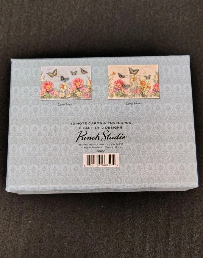 Punch Studio Keepsake Trinket Box w/ Magnetic Closure Lid ~ 5.5 x 4 x 2 - Image 3 of 4