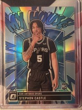 Stephon Castle 2024 Optic My House Holo Silver Prizm #16 (RC) Spurs Rookie 