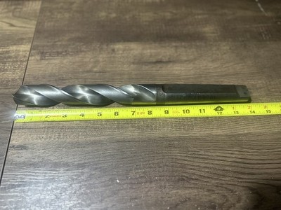 CLE-FORGE  1-1/4  High Speed Twist Taper Shank Drill Bit (13.75  OAL) - USA Made