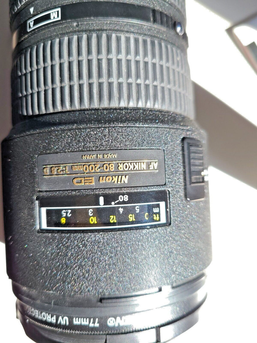 Nikon ED AF Nikkor 80-200mm 1:2.8 f/2.8 D Zoom Lens USA shipping