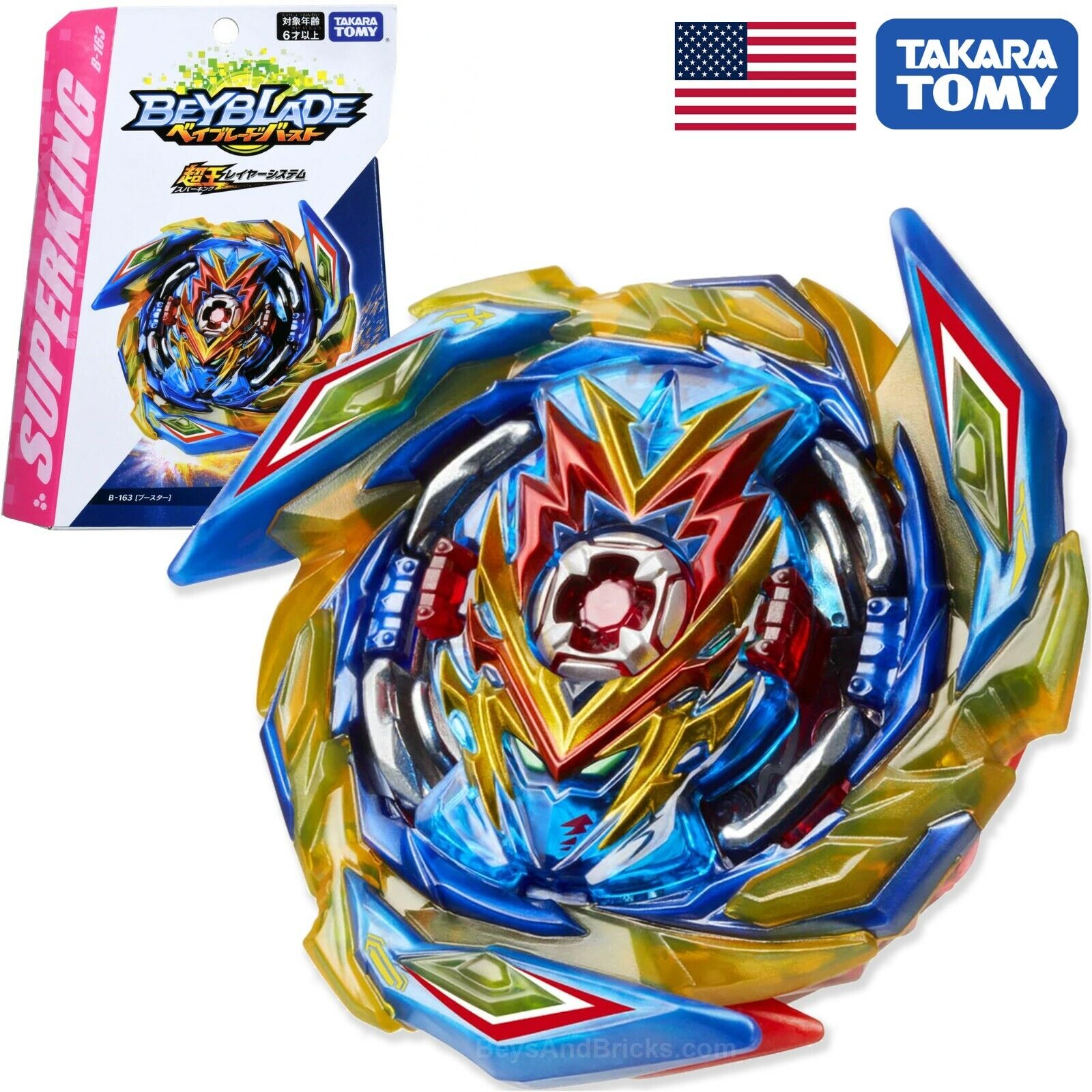 TAKARA TOMY Beyblade Burst B-163 Superking Brave Valkyrie Evolution' 2 –  BeyBurst