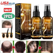 Biotin Hair Growth Spray Anti Hair Loss Fast Regrowth Scalp Treatment Serum-2024