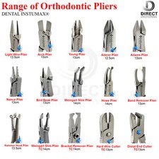 Professional Dental Pliers Orthodontic Braces Wire Bending Loop Forming INSTUMAX