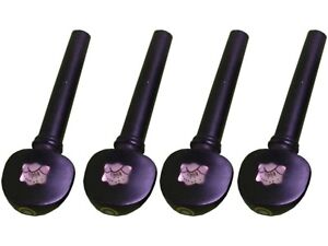 4pcs-4-4-Violin-Peg-Ebony-Wood-Shell-Flower-Inlay-Violin-Pegs-Accessories