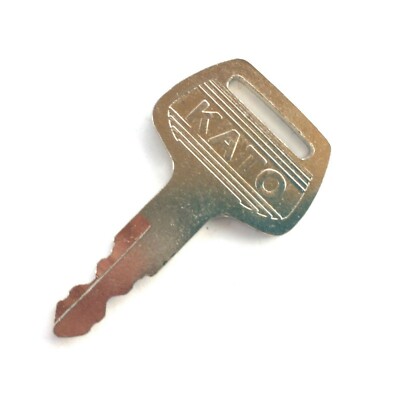 Kato Heavy Equipment Ignition Key with Logo - Replacement part 719-103006001