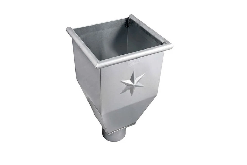 Titanium zinc water collector 100 mm DN100Poesis rain box gutter boiler - Image 2 of 2