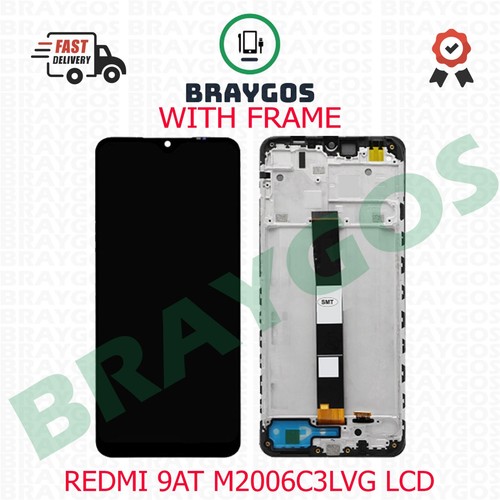 Für Xiaomi Redmi 9AT M2006C3LVG Touchscreen Digitizer LCD Display mit Rahmen - Bild 1 von 3