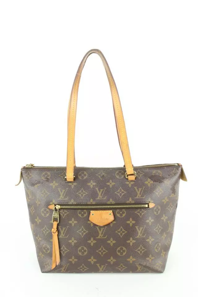 Louis Vuitton Discontinued Monogram Iena PM Zip Tote Bag 86lk67s