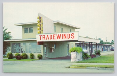 Postcard Trade Winds Motel Homestead Florida