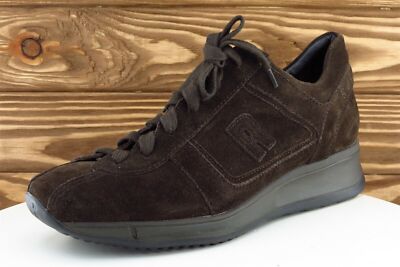Ruco Line Women Size 41 M Brown Fashion Sneakers Leather