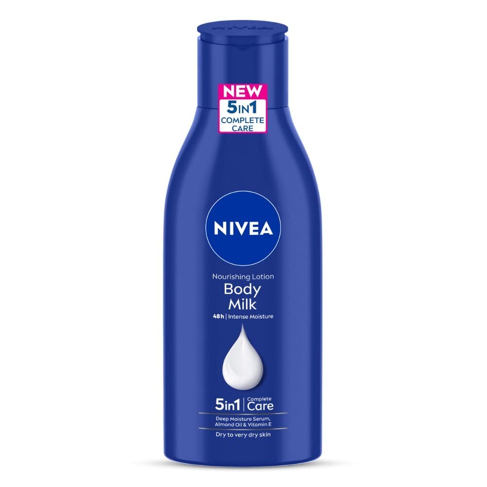 NIVEA Nourishing Body Milk 120ml Body Lotion with Deep Moisture Serum |