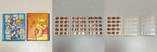 Tokyo Disney Resort Elongated Pressed Penny Coins set of 60 book Set Japan 2007 - Picture 2 of 10