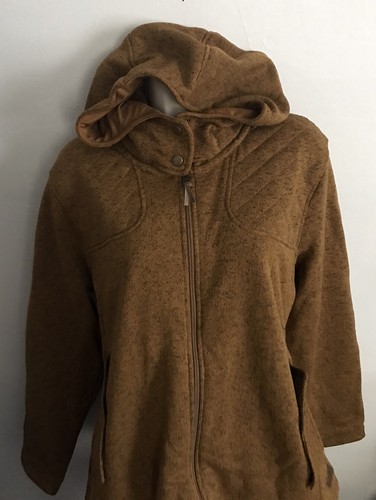 Eddie Bauer Hooded Sweater Jacket 2XL 