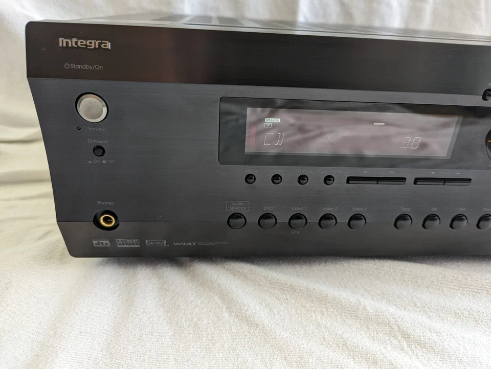 Integra DTR-5.2 AV Receiver w Universal Remote (OEM) Bundle - Works - Phono - Image 2 of 4