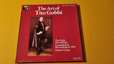 RLS 738, Tito Gobbi - The Art Of Tito Gobbi (Italian Songs) 3xLP Box HMV *MINT
