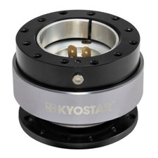 New Quick Release Steering Wheel Hub Adapter Snap Off Boss Kit Universal Black