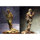 1/20 100mm Resin Model Kit Us Army Soldier Vietnam War Unpainted