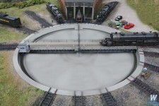 Walthers 933-2859 Motorized 130' Turntable Assembled HO Scale Train
