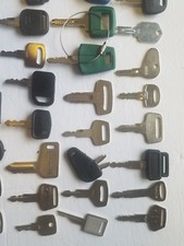 2) Keys Fit Case Bobcat IR Komatsu Grove Tennant Terex Timberjack D250