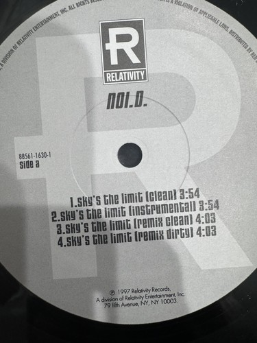 No I.D. With Dug Infinite Skys The Limit / Jump On It 1997 Hip Hop Rap 12" vinyl - Picture 5 of 6