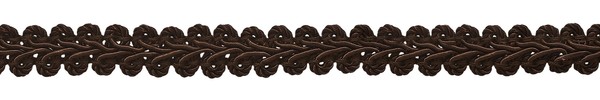 FranzöSisch Gimp Zopf BordüRe,Stil # Lichtvorhang,Farbe #D2 - Mokka Brown [ Pro-image