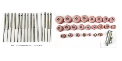 Sioux 11/16 24PCs Stone Set With Set of 15PCs Pilot Top.385 & Holder Star Drive